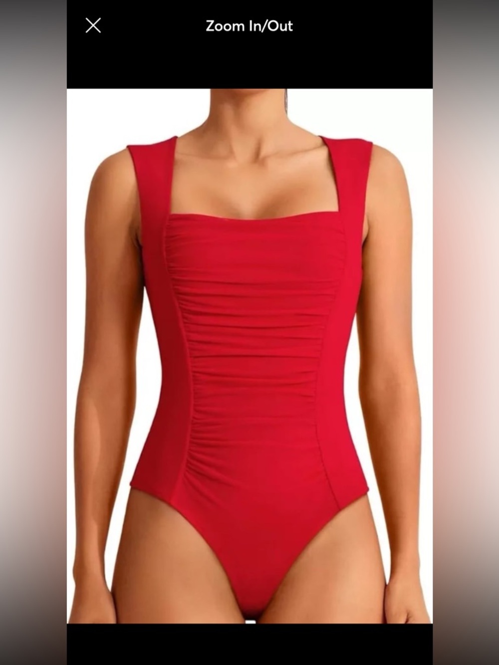 Reoria Square Neck bodysuit